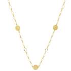 goldia 14k Gold Fancy Wire Ball Necklace