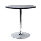 Winsome Trading, Inc Grenoble Black Round Dining Table