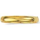   Yellow Gold Shiny Bangle Bracelet 7/16 Inch wide (Size7 Inch 13.7g