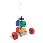   990 lb Color Rubber Bumper Power Club Pack with Rack Bars and Collars
