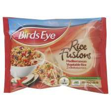 Birds Eye Rice Fusions Mediterranean Vegetable Rice 400G   Groceries 
