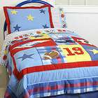 Game Day All Sports Bedding Set   4pc Football Quilt Set   Full Bed S