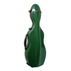   : Fiberglass Violin Case By Tonareli   Green 4/4: Musical Instruments