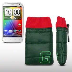   XL DOWN JACKET STYLE POUCH CASE BY CELLAPOD CASES GREEN Electronics
