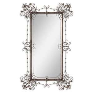  Uttermost 12795 Fontana   Mirror, Antiqued Silver Finish 