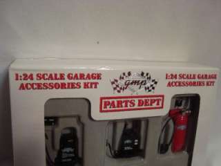 GMP Parts Dept 124 Scale Garage Accessories Kit NIB Item# 9015  
