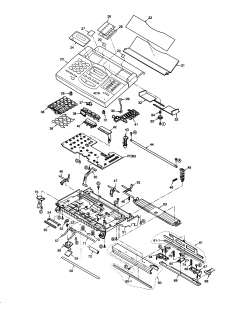 Panasonic Multi function plain paper fax Operation panel Parts