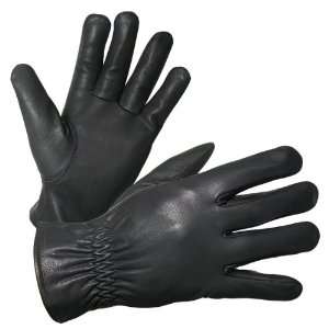  Xelement XG 1414 Black Leather Motorcycle Gloves 
