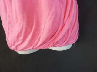 NWT Trina Turk Pink Halter Top Bubble Shirt Wood L $195  