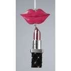 Kurt Adler 4 Fashion Avenue Pink Lips with Lipstick Christmas 