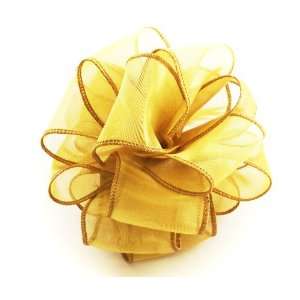  Candi Wired Edge Ribbon, 2 Wide, 50 Yards, Gold: Everything Else