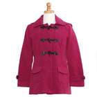 Shyla Coats Little Girls Size 6 Honey Toggle Wool Winter Pea Coat