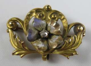 For your consideration is a sweet antique Victorian 10K Yellow Gold 