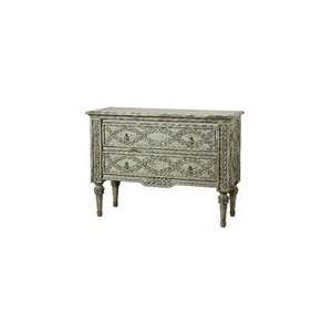  Uttermost Distressed Spring Moss Green Gadoni Chest