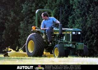 1981 John Deere 750 Lawn & Garden Tractor Factory Photo  