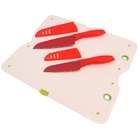 Silvermark Santoku Set With Cutting Board (Red)   B004D5A7BU