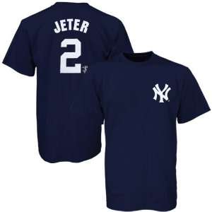 New York Yankees #2 Derrek Jeter Navy Blue Preschool Player Name 