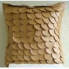   Pillow Covers   Faux Leather Pillow Cover with Scales Design