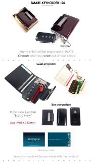 Smart Key Remote holder Genuine Leather Card Case NEW  