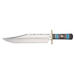 United Cutlery UC2731 Frontier Howling Wolf Bowie Knife with Sheath at 