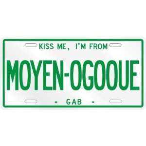   AM FROM MOYEN OGOOUE  GABON LICENSE PLATE SIGN CITY