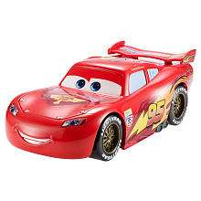 Disney Pixar Cars 2 Pullback Racer   Lightning McQueen   Mattel 