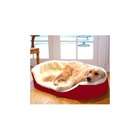 Majestic Pet Lounger Orthopedic Dog Bed   Fabric Red, Size X Large 