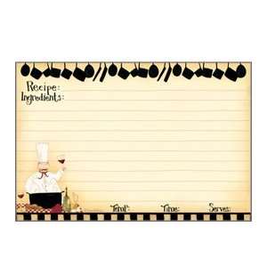   Chefs Collection 4 X 6 Recipe Cards   Pkg. Of 50: Kitchen & Dining