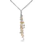 EvesAddiction Elegant Freshwater Pearl Chandelier Drop Necklace