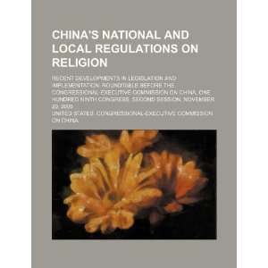  Chinas national and local regulations on religion recent 