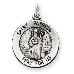  Sterling Silver Saint Patrick Medal: Jewelry