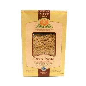 Rustichella Organic Whole Wheat Orzo Pasta 1.1 lb  Grocery 