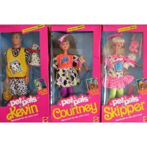   Pals Kevin Doll + Pet Pals Courtney Doll   1991 Mattel: Toys & Games