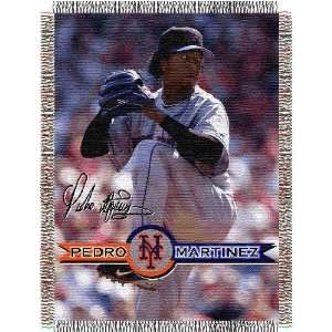  New York Mets Pedro Martinez 48x60 Players Tapestry Throw 