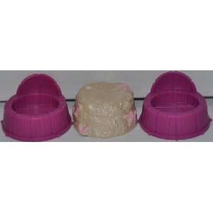 Little People Beach Chair Purple (2) & Sand Mound  Replacement Figure 