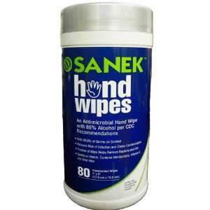    Graham Sanek Hand Sanitizing Wipes * 80 Wipes Per Tub Beauty