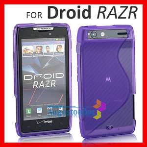   Gel Soft Skin Case Cover For Verizon Motorola Droid Razr XT910  