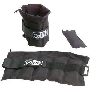 GoFit GF 5W Ankle Weights (Adjusts from .5 Lb to 5 Lbs)  