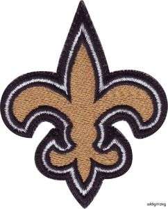 NEW ORLEANS SAINTS EMBROIDERY SEW ON PATCH  