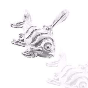 925 Sterling Silver Jewelry, Fabulous Fish Charm, Adjustable Fit, Plus 