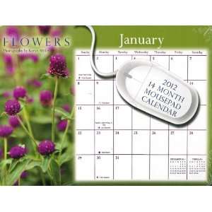  2012 Flowers Mousepad Calendar