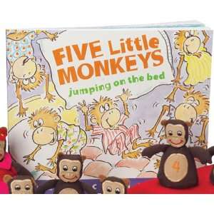    Five Little Monkeys Jumping On The Bed Book Toys & Games