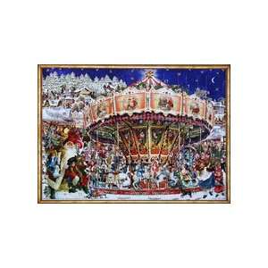  Christmas Carousel Victorian Style Advent Calendar: Home 