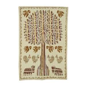  Classic Tree of Life Cotton Wall Hanging Tapestry with 
