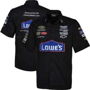  Chase Authentics Jimmie Johnson Pit Crew Button Up Shirt 