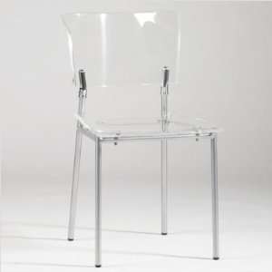   Chintaly ACRYLIC SC Acrylic Side Chair (Set of 2) Furniture & Decor