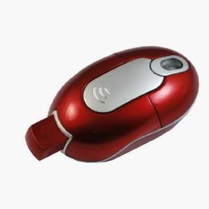   800 dpi USB Wireless Cordless Mini Optical Mouse w/Receiver Storage