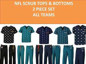 PIECE NFL SCRUB SET NFL SCRUB TOP & NFL SCRUB PANTS  