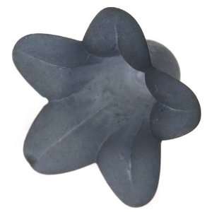  Lucite Petunia Bell Flower Beads Matte Dark Montana Blue 