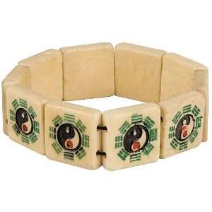  Mahjong Game Yin Yang Bracelet Medium 3/4 Toys & Games